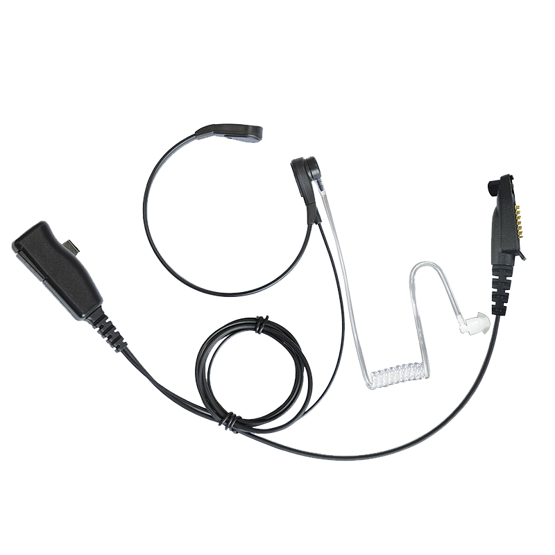 CONQUEST征服 對講機(jī)喉震喉麥耳機(jī)喉控空氣導(dǎo)管耳麥M6接口防輻射喉麥彈簧耳機(jī) 吼振耳機(jī)